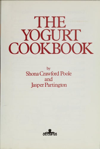 The Yogurt Cookbook