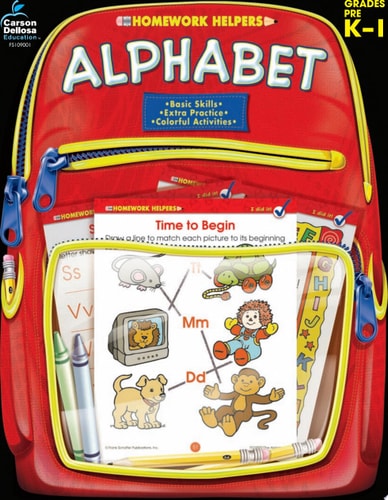 Alphabet Homework Helper, Grades PreK to 1