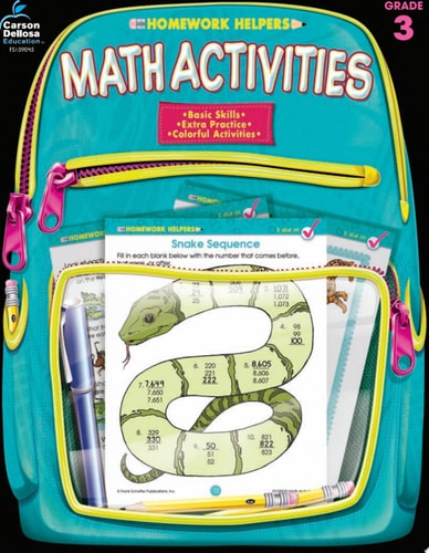 Math Activities Homework Helper, Grade 3