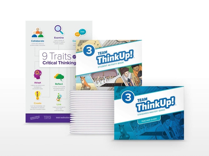 Team ThinkUp! Classpack and Poster for Grade Level 3