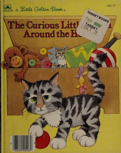 The Curious Little Kitten Around the House (Little Golden Readers)