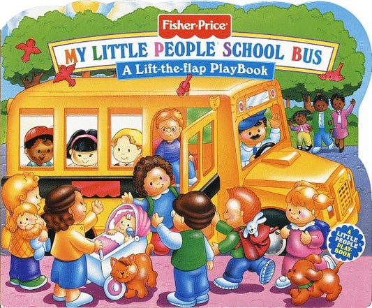 Fisher Price School Bus Lift the Flap