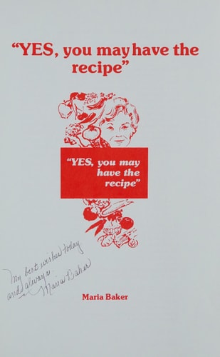 Yes, You May Have the Recipe