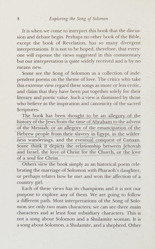 Exploring the Song of Solomon