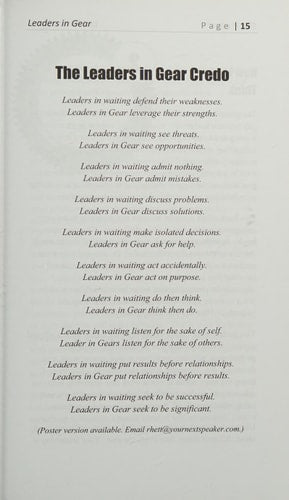 Leaders in Gear