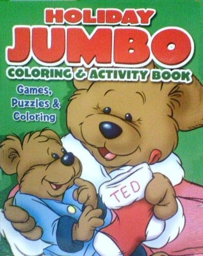 Holiday Jumbo Coloring and Activity Book