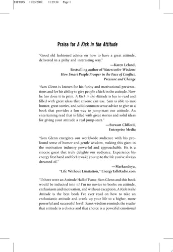 A Kick in the Attitude: An Energizing Approach to Recharge your Team, Work, and Life
