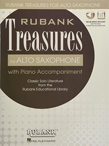 Rubank Treasures for Alto Saxophone: Book with Online Audio (stream or download)