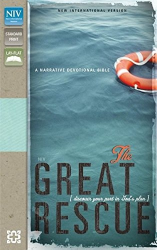 NIV, Great Rescue Bible, Imitation Leather, Blue/Brown: Discover Your Part in God’s Plan