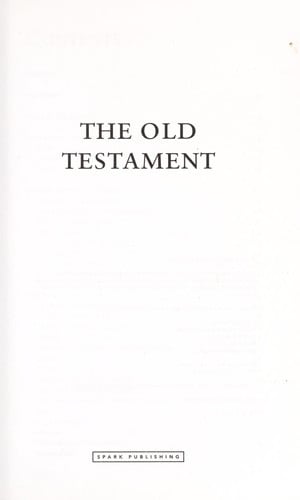 Old Testament, The (Spark Notes Literature Guide)