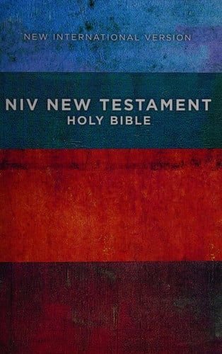 Outreach New Testament: New International Version, Red / Blue Stripes