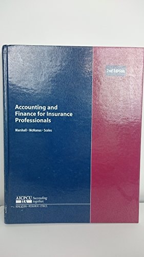 Accounting and Finance for Insurance Professionals