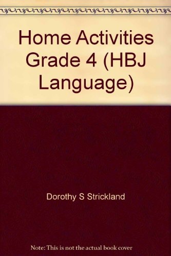 Home Activities Grade 4 (HBJ Language)