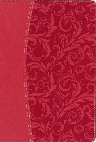 NIV, Quest Study Bible, Leathersoft, Coral, Indexed: The Question and Answer Bible