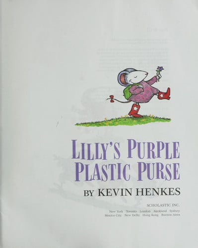 Lilly's Purple Plastic Purse