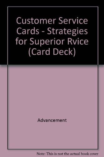 Customer Service Cards - Strategies for Superior Rvice (Card Deck)