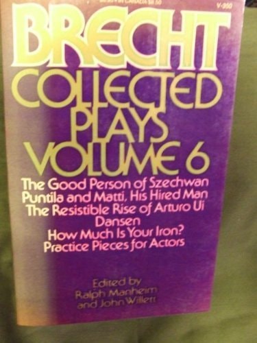 Bertolt Brecht Collected Plays: Volume 6