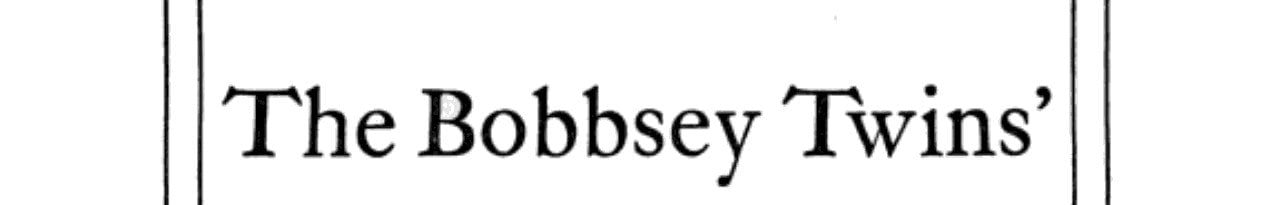 The Bobbsey Twins Mystery of the Deep Blue Sea (Bobbsey Twins, 11)