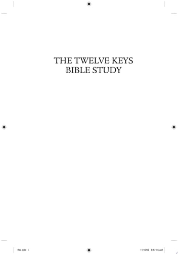 The Twelve Keys Bible Study