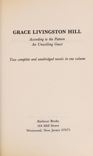 Grace Livingston Hill Collection