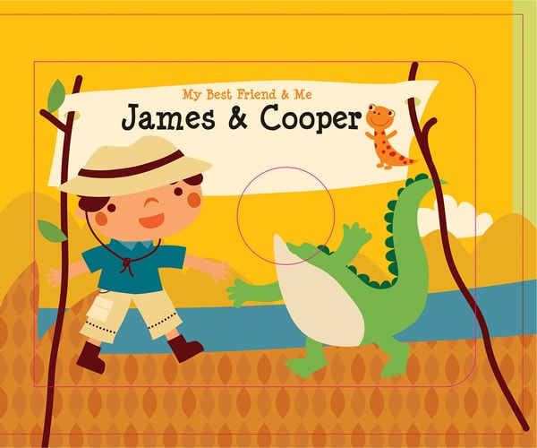 James & Cooper Finger Puppet Book (My Best Friend & Me Series)