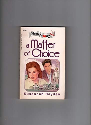 A Matter of Choice (Youth Camp Series #1) (Heartsong Presents #14)