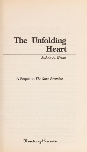 The Unfolding Heart (Minnesota Mysteries Series #2) (Heartsong Presents #51)