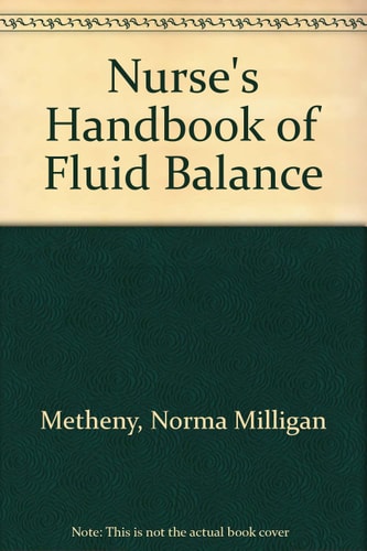 Nurses' handbook of fluid balance