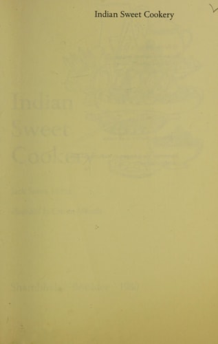 Indian Sweet Cookery