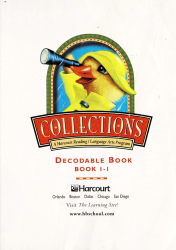 Harcourt School Publishers Collections: Decodable Book Gr1 Bk1