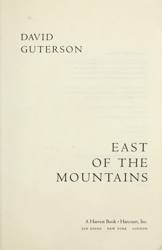 East of the Mountains