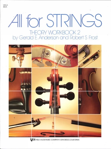 85VA - All For Strings Theory Workbook - Book 2 - Viola
