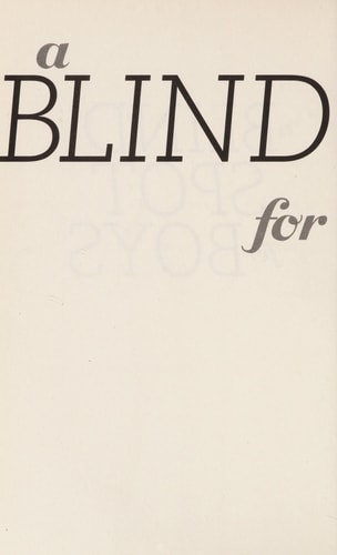 A Blind Spot for Boys