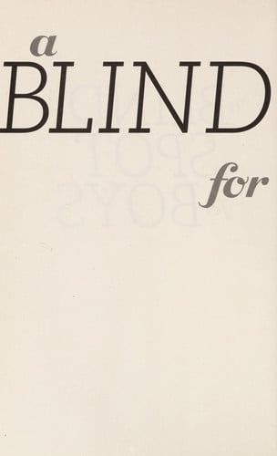 A Blind Spot for Boys