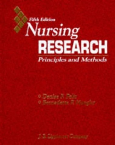 Nursing Research: Principles and Methods