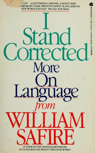 I Stand Corrected: More on Language