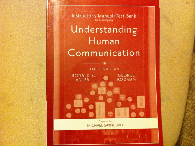 Instructor's Manual to accompany Understanding Human Communication