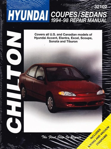 Hyundai Coupes and Sedans, 1994-98 (Chilton Total Car Care Series Manuals)