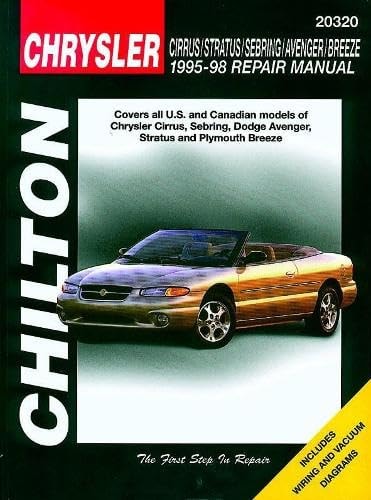 Chrysler Cirrus, Stratus, Sebring, Avenger, and Breeze, 1995-98 (Chilton Total Car Care Series Manuals)