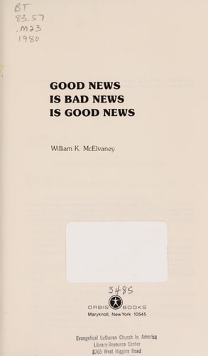 Good news is bad news is good news