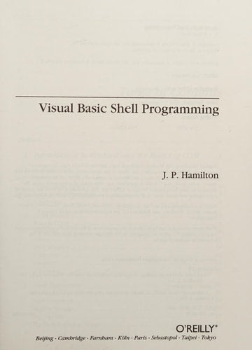 VB Shell Programming: Integrating Applications with the Windows Shell