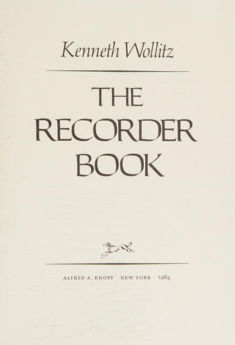 The Recorder Book