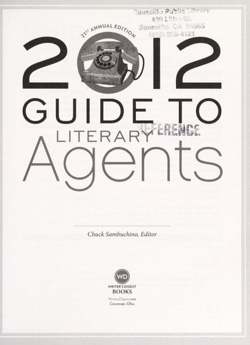 2012 Guide to Literary Agents
