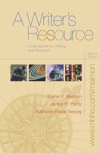 A Writer's Resource (spiral) with Student Access to Catalyst 2.0