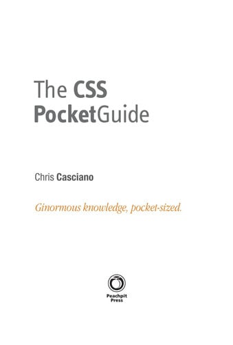 The CSS Pocket Guide