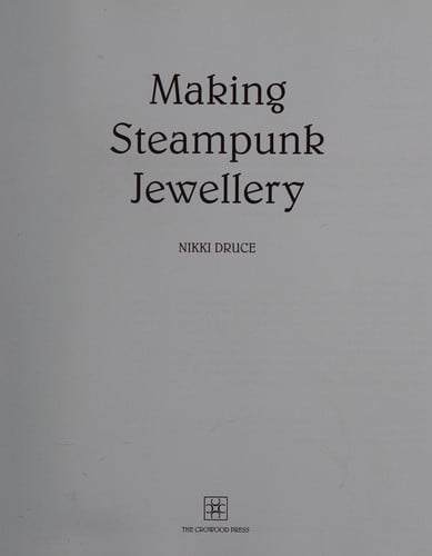 Making Steampunk Jewellery