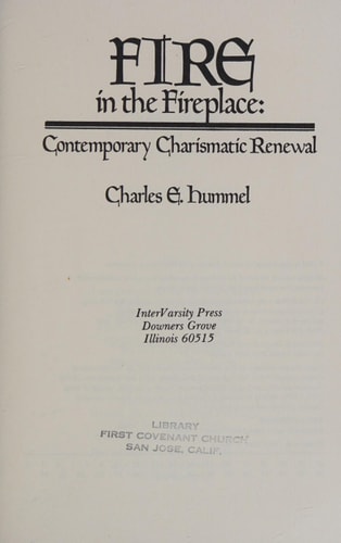 Fire in the Fireplace: Contemporary Charismatic Renewal