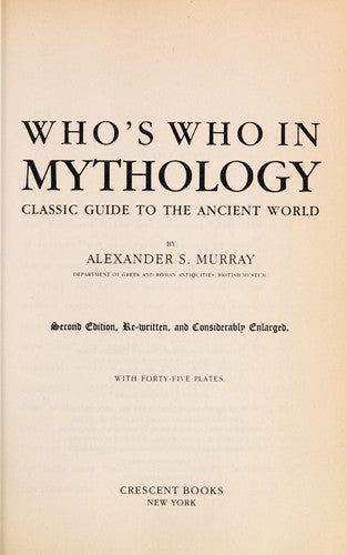 Who's Who in Mythology