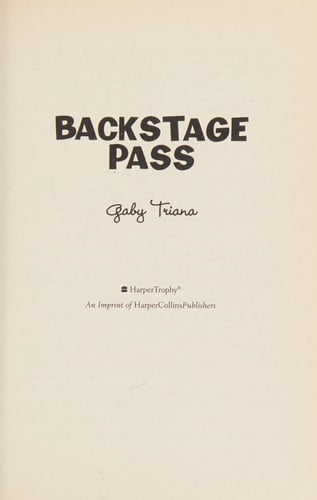 Backstage Pass