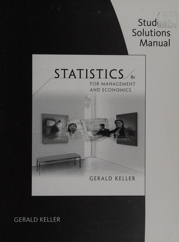 Statistics for Management and Economics (with CD)